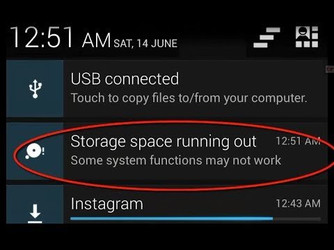 Easily Fixed Android Internal Phone Storage Is Getting Low