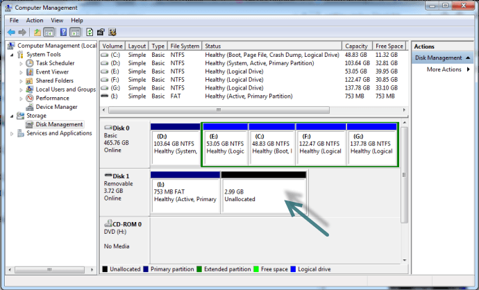 How to Recover Unallocated Space on Drive?