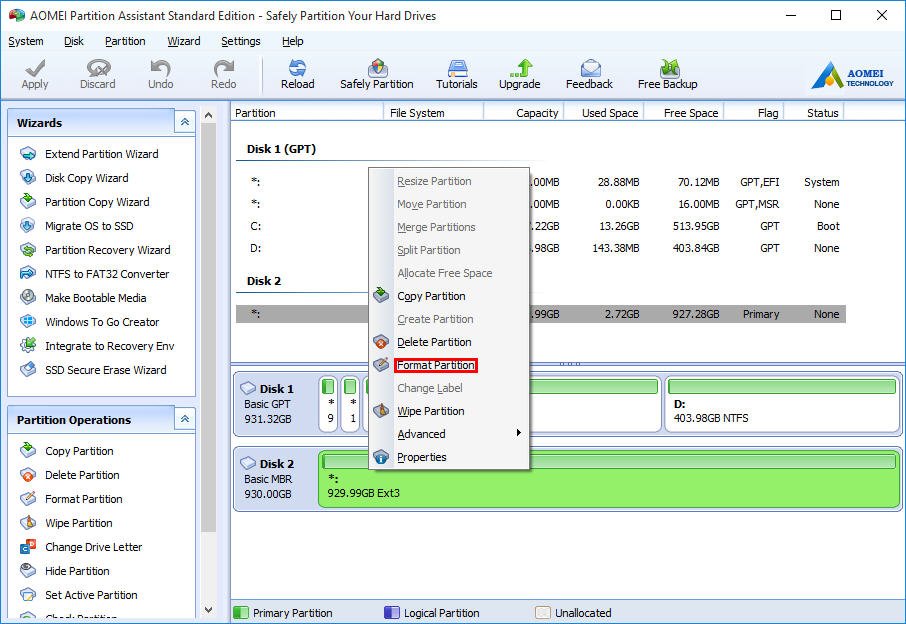 how to format ssd format utility