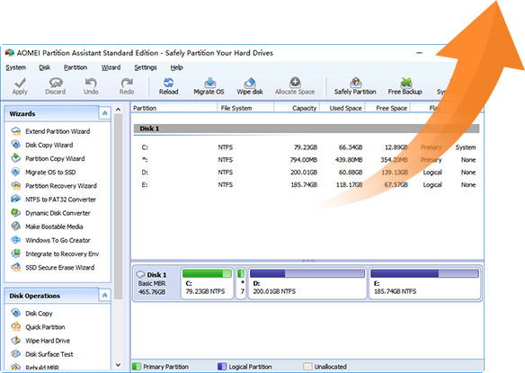 Upgrade Aomei Partition Assistant Standard To Professional Edition
