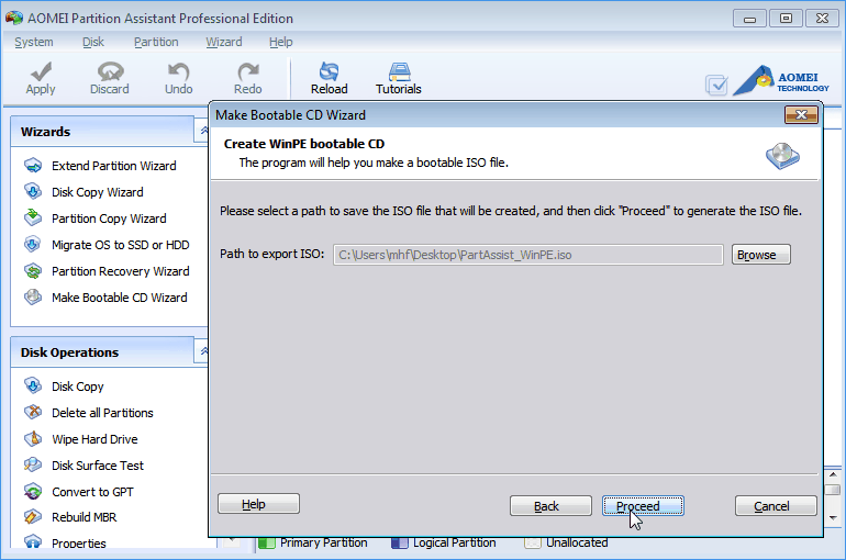 instal the new version for ios AOMEI Partition Assistant Pro 10.2.0