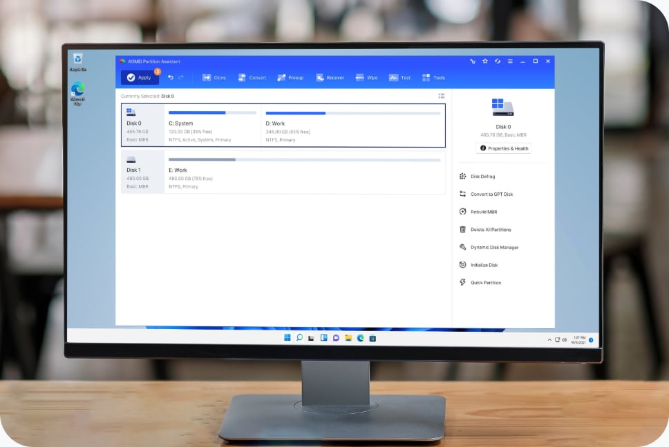 AOMEI Partition Assistant Professional | Multilingual