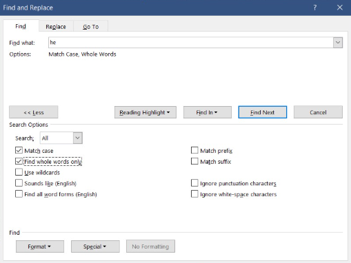 How To Search For Words In A Word Document And Recover Data