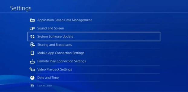 PS4 Download Games or Updates