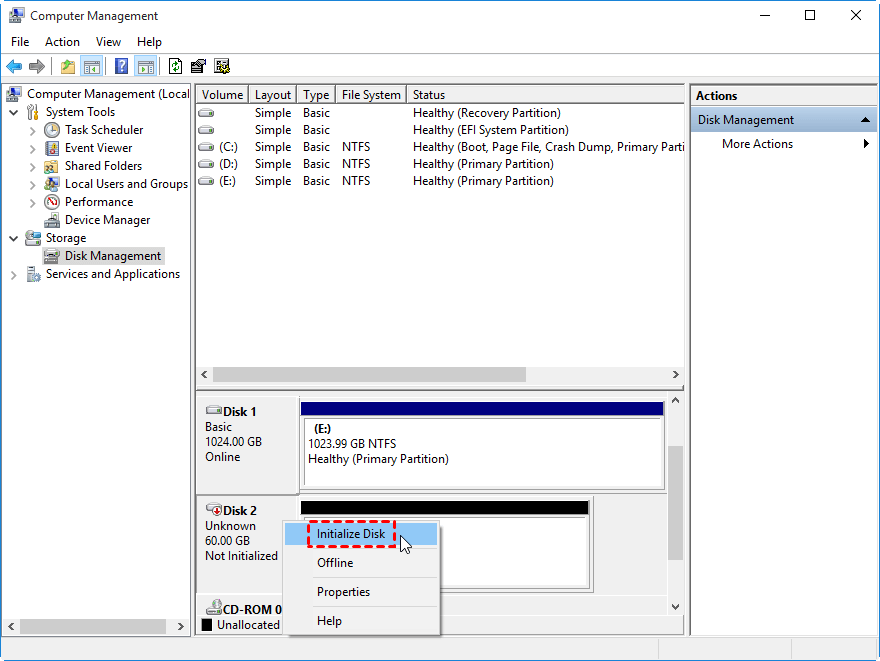 windows 10 mac drive password initialize