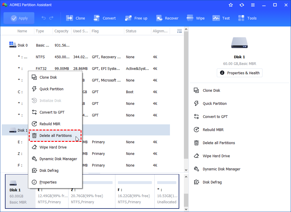 How Unpartition a Hard Drive in Windows