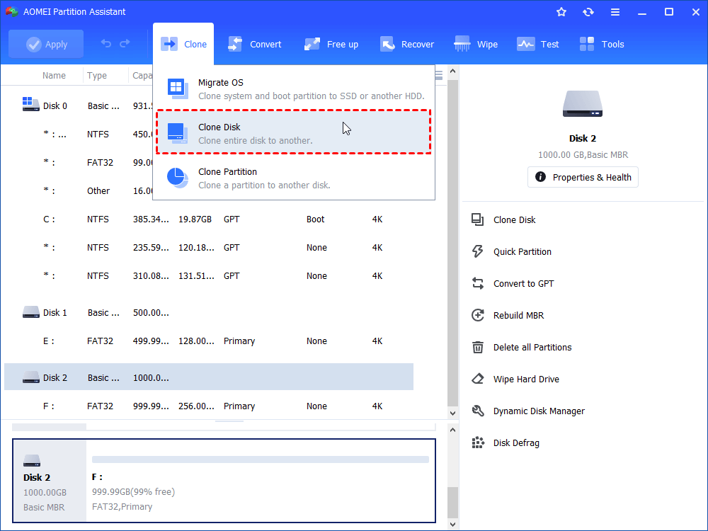 clone hard drive to ssd gparted