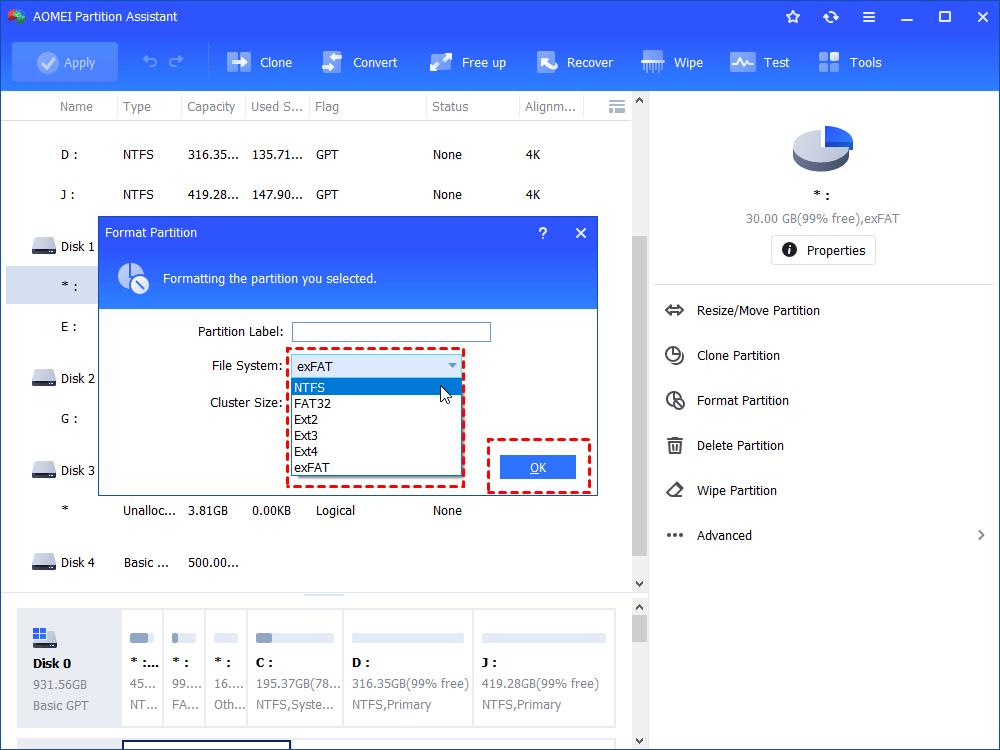 lexar usb format tool not working