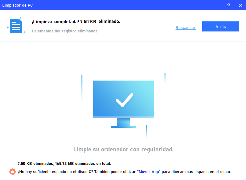 Limpiador de pc gratis en español para Windows 11