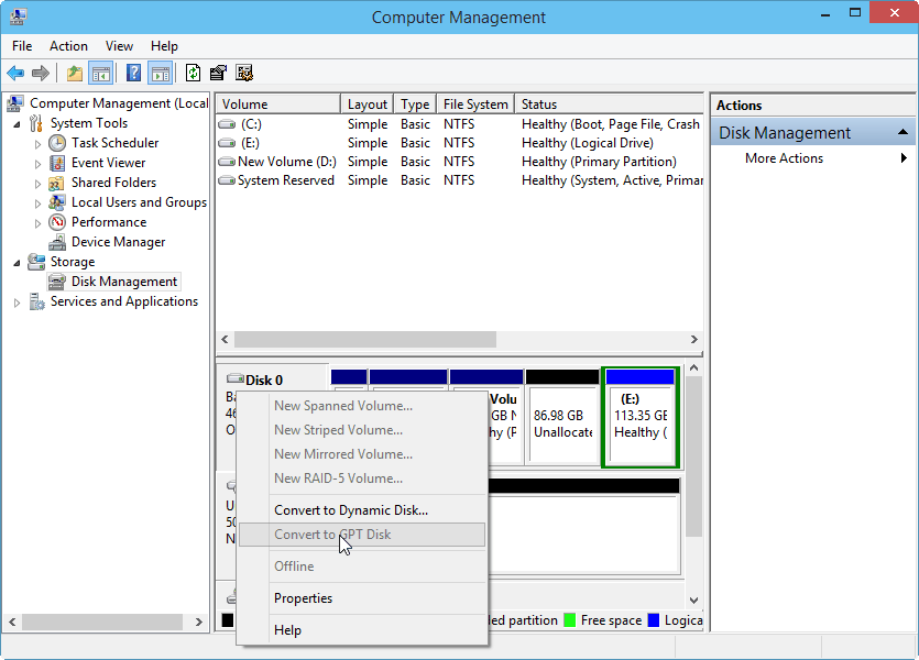 can't install windows 10 because of gpt partition error message