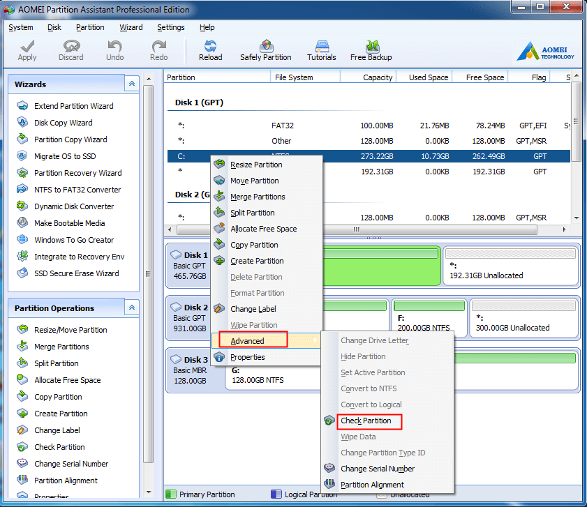 Checking file system on c the type of the file system is ntfs что это